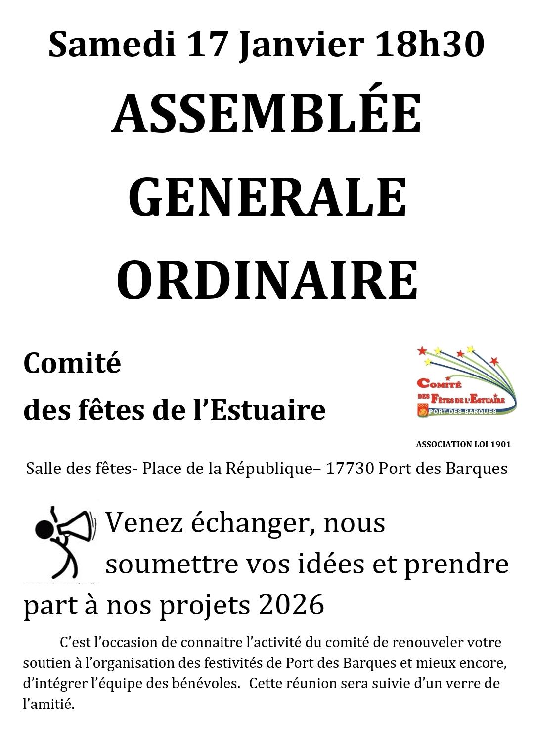 Assemblée générale ordinaire